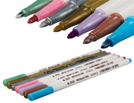 metallic color pen
